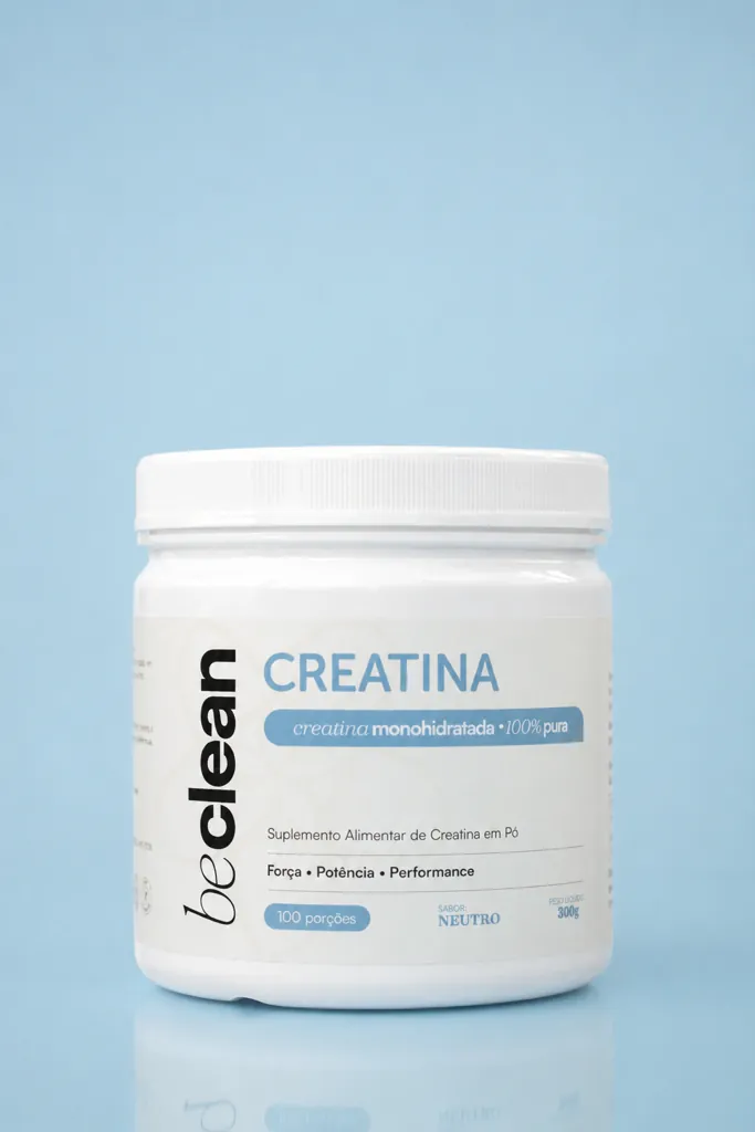 Pote de Creatina Monohidratada Be Clean, 300 g